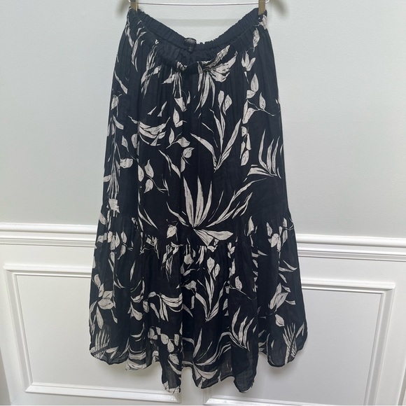 Banana Republic Fino Ramie Linen Maxi Skirt L - Picture 6 of 8